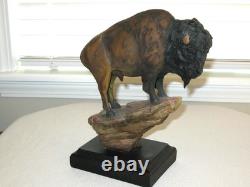 MILL Creek Studios Wild Wings El Patron Bison Sculpture By Stephen Herrero