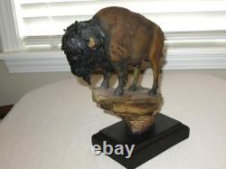 MILL Creek Studios Wild Wings El Patron Bison Sculpture By Stephen Herrero