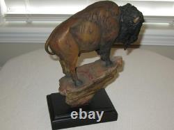 MILL Creek Studios Wild Wings El Patron Bison Sculpture By Stephen Herrero