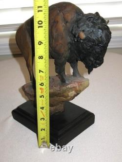 MILL Creek Studios Wild Wings El Patron Bison Sculpture By Stephen Herrero