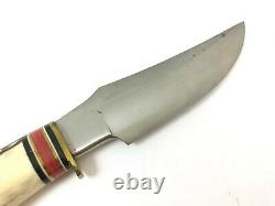 Marble's Bison Knife Stag Handle Stag Pommel Vintage + Sheath Box 5177-LMX