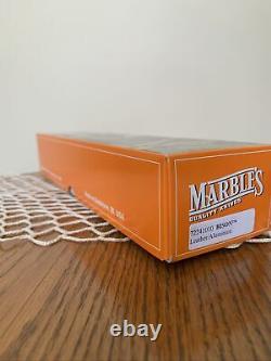 Marble's Marbles Bison Fixed 5 Blade Knife Sheath Box NOS Gladstone, MI USA