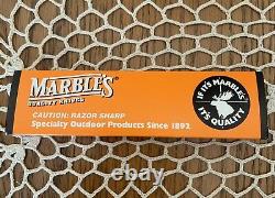 Marble's Marbles Bison Stag Fixed Blade Knife Sheath Box NOS Gladstone, MI USA