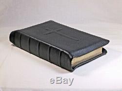 McCabe 1977 NASB New American Standard Bible Single Column Black Bison Leather