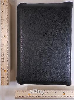 McCabe 1977 NASB New American Standard Bible Single Column Black Bison Leather