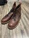 Men's 10 Origin THE AMERICAN BISON BOOTS SMALLUG Brown Leather Made in Maine USA