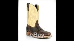 Men's Double H 11 Bison Wide Square Steel Toe ICE Roper Work Boots DH5305