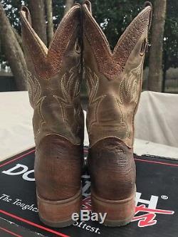 Men's Double H Boots Bison Size 9D