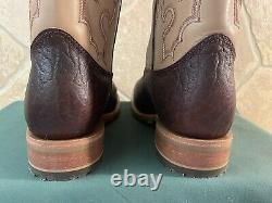 Mens 12 EE Square Toe Bison ICE Roper Work Western Cowboy Boot Made in the USA