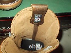 Mens 9 D Bison U Toe 11 Oak ICE Roper Work Western Cowboy Boots USA Green