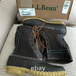 Mens L. L. Bean x Todd Snyder Bean Boots Chocolate Bison Leather (Size 10)