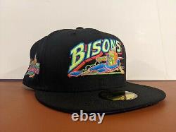 Myfitteds 59FIFTY Buffalo Bison 25th 2012 All Star Black Light Laser GITD 7 5/8