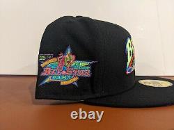 Myfitteds 59FIFTY Buffalo Bison 25th 2012 All Star Black Light Laser GITD 7 5/8