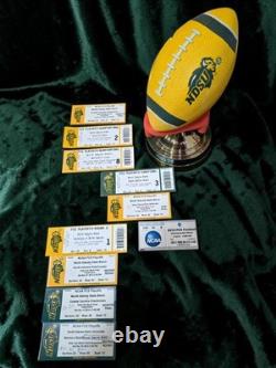 NDSU Bison North Dakota Football Tickets Playoffs Championship With Two Balls