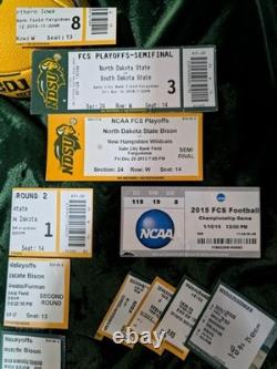 NDSU Bison North Dakota Football Tickets Playoffs Championship With Two Balls