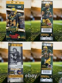 NDSU Bison North Dakota Football Tickets Playoffs Championship With Two Balls