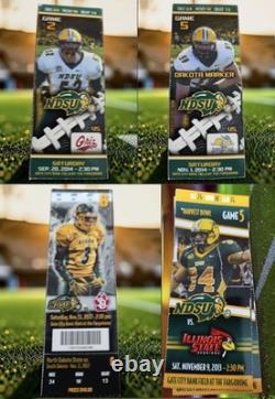 NDSU Bison North Dakota Football Tickets Playoffs Championship With Two Balls