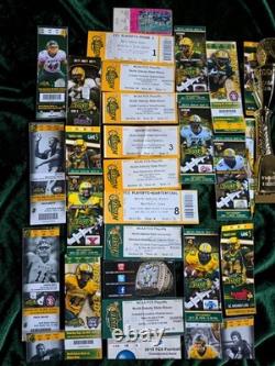 NDSU Bison North Dakota Football Tickets Playoffs Championship With Two Balls