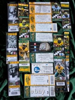 NDSU Bison North Dakota Football Tickets Playoffs Championship With Two Balls