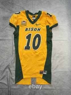 NDSU North Dakota State University Bison Nike GU Game used football jersey #10