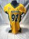 NDSU North Dakota State University Bison Nike GU Game used football jersey #91