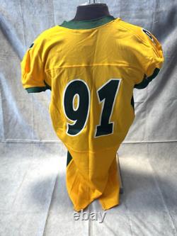 NDSU North Dakota State University Bison Nike GU Game used football jersey #91