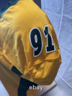 NDSU North Dakota State University Bison Nike GU Game used football jersey #91