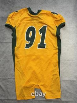 NDSU North Dakota State University Bison Nike GU Game used football jersey #91