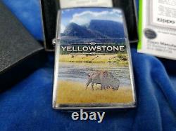 NEVER USED ZIPPO GRAZING BISON AT YELLOWSTONE NATIONAL PARK Limited Lighter