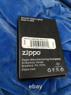 NEVER USED ZIPPO GRAZING BISON AT YELLOWSTONE NATIONAL PARK Limited Lighter