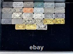 NEW 27 x 1 gram buffalo metal set Tantalum Cobalt Tungsten Vanadium Hafnium Cr C