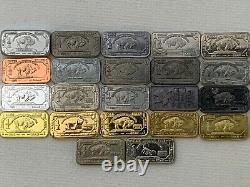 NEW 27 x 1 gram buffalo metal set Tantalum Cobalt Tungsten Vanadium Hafnium Cr C