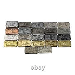 NEW 27 x 1 gram buffalo metal set Tantalum Cobalt Tungsten Vanadium Hafnium Cr C