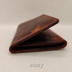 NEW Duvall Dakota Bison Leather Trifold Wallet
