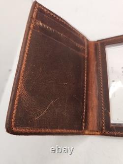 NEW Duvall Dakota Bison Leather Trifold Wallet