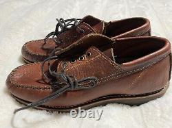 NEW GOKEY Orvis Mens Bison Leather Sauvage Oxford Camp Shoes Vibram Sole 9.5 D