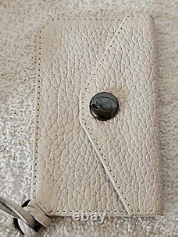 NEW PARABELLUM DEDION Genuine Bison Leather Clutch Purse Bag 13X7 Made In USA