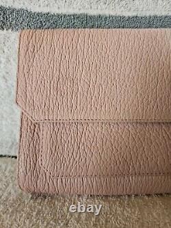 NEW PARABELLUM DEDION Genuine Bison Leather Clutch Purse Bag 13X7 Made In USA