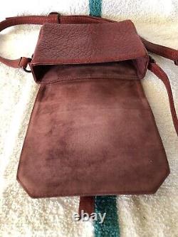 NEW PARABELLUM MADELINE GENUINE BISON LEATHER BAG CLUTCH MADE IN USA 6.5x6