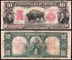NICE Bold Mid-Grade 1901 $10 BISON US Legal Tender Note! FREE SHIPPING! 02954