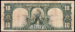 NICE Bold Mid-Grade 1901 $10 BISON US Legal Tender Note! FREE SHIPPING! 43105
