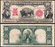 NICE Bold VF 1901 $10 BISON Legal Tender US Note! FREE SHIPPING! E41303117