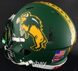 NORTH DAKOTA STATE BISON NCAA Riddell Speed Full Size AUTHENTIC Football Helmet