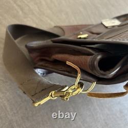 NWT Duluth Pack Bison Leather Entrepreneur Briefcase Messenger Bag Brown Tags