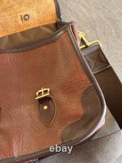 NWT Duluth Pack Bison Leather Entrepreneur Briefcase Messenger Bag Brown Tags
