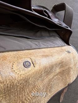 NWT Duluth Pack Bison Leather Entrepreneur Briefcase Messenger Bag Brown Tags