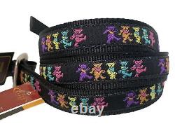 NWT Grateful Dead Bison Design Dancing Bears Belt USA Made Large