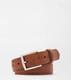 NWT PETER MILLAR Crown Crafted Genuine Pebbled Bison BeltSize 40 Cognac $230