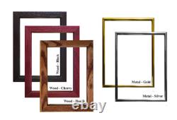 Native American Bison Colorized Coin & Currency Set in 8 x 10 Frame V