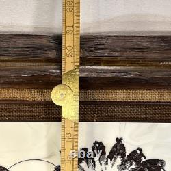 Native American Buffalo Eagle Marble Etching by Daniel Frederick Gray# 430/2975